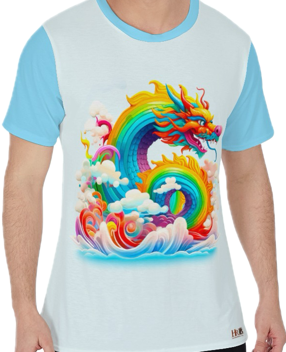 Dragon Gayly Dancing Amongst the Clouds