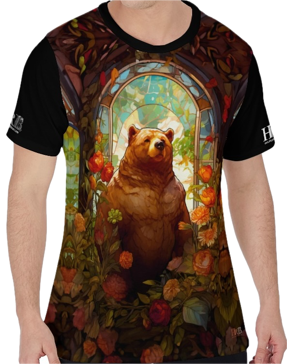Tiffany Glass Bear