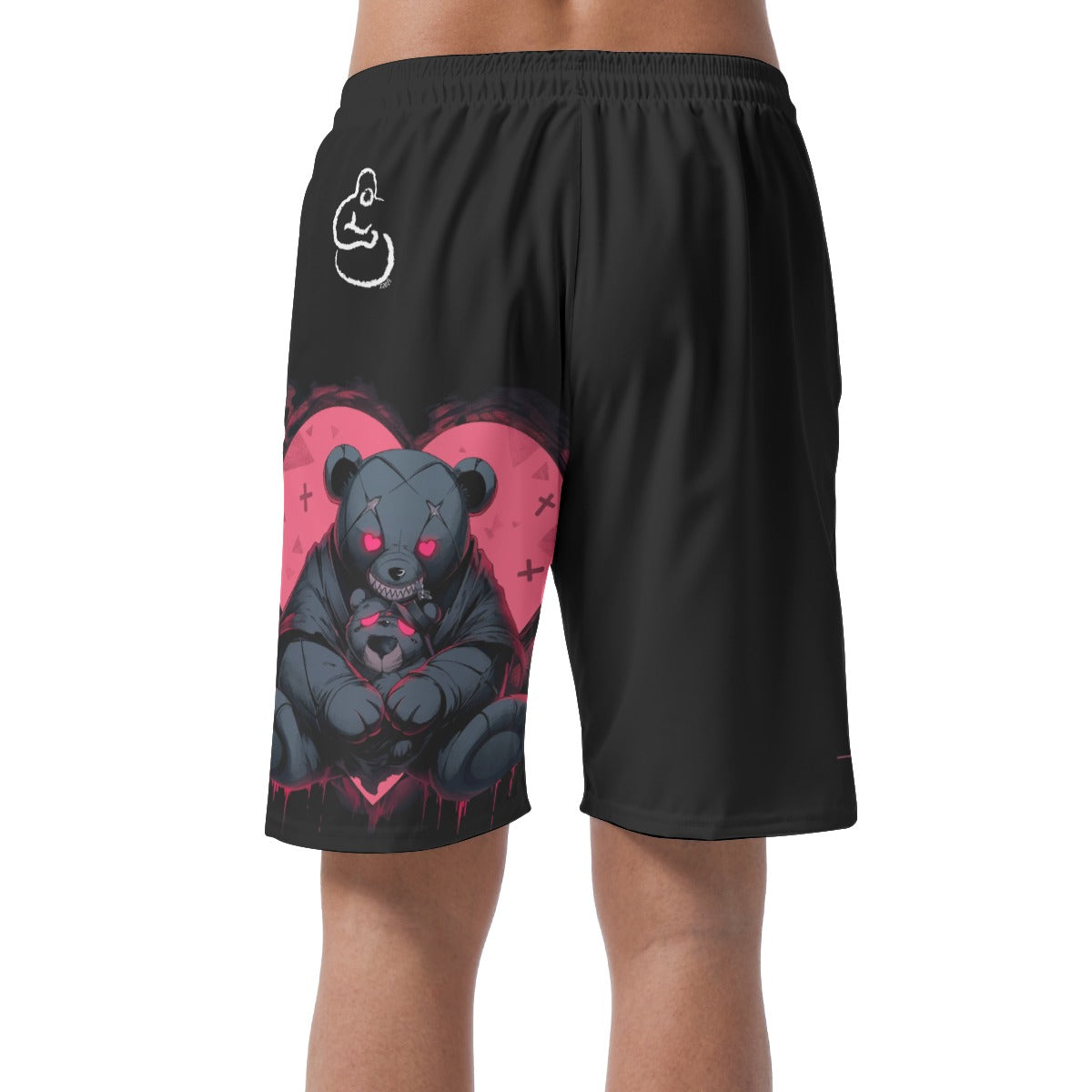 Captive Heart Teddy Bear Board Shorts