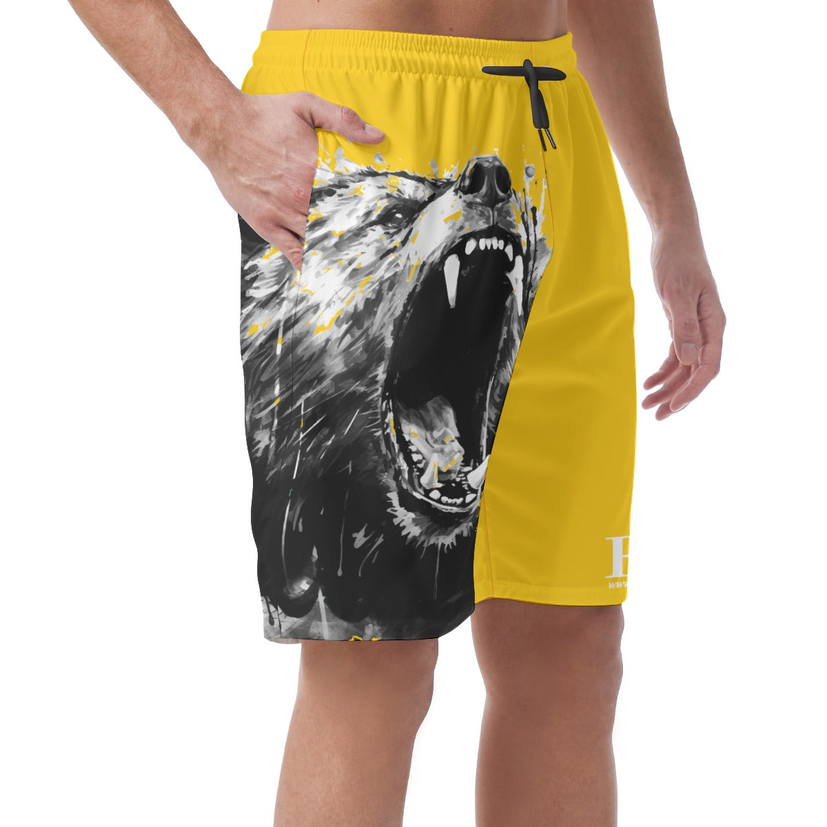Golden Grizzly Showers Board Shorts