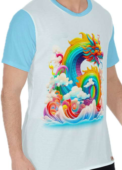 Dragon Gayly Dancing Amongst the Clouds