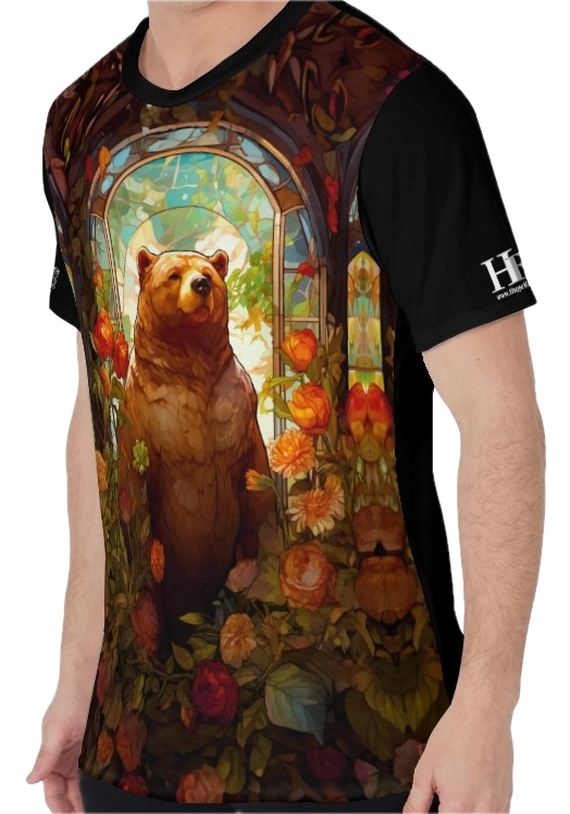 Tiffany Glass Bear