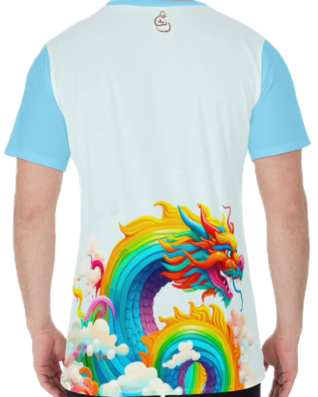 Dragon Gayly Dancing Amongst the Clouds