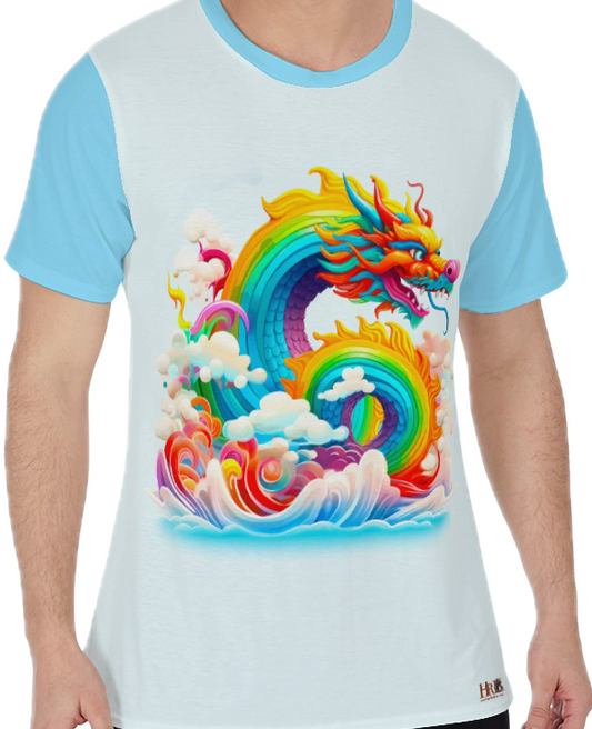 Dragon Gayly Dancing Amongst the Clouds