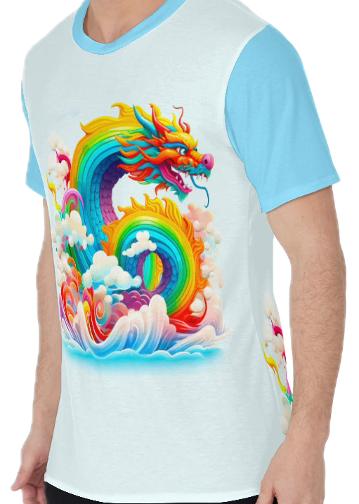 Dragon Gayly Dancing Amongst the Clouds